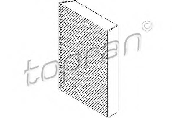 TOPRAN 700743 Фільтр, повітря у внутрішньому просторі