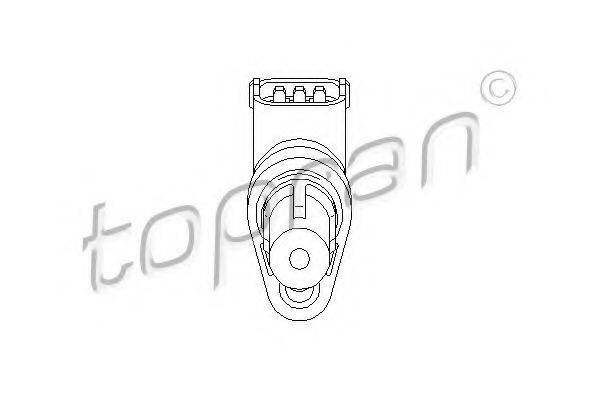 TOPRAN 407868 Датчик частоти обертання, керування двигуном