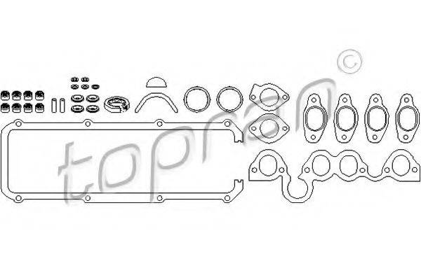 TOPRAN 101479 Комплект прокладок, головка циліндра