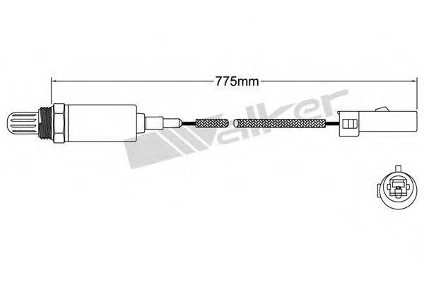 WALKER PRODUCTS 25021007 Лямбда-зонд