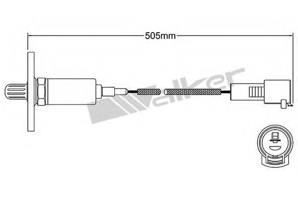 WALKER PRODUCTS 25021056 Лямбда-зонд