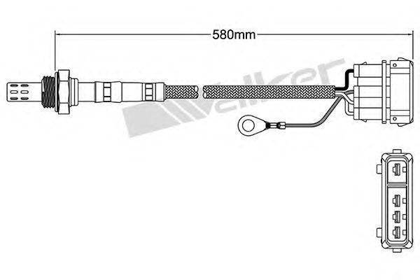 WALKER PRODUCTS 25023023 Лямбда-зонд