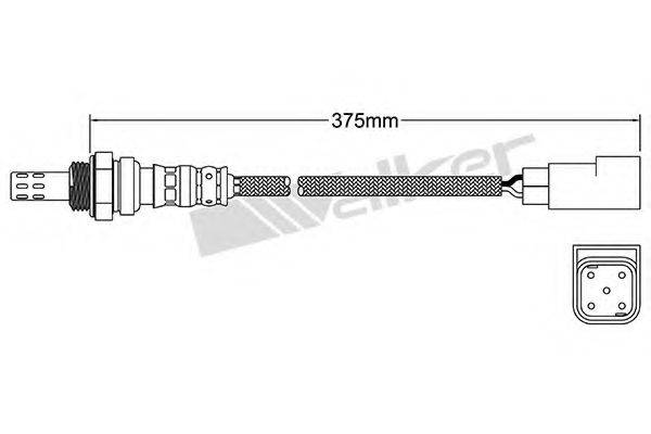 WALKER PRODUCTS 25024015 Лямбда-зонд