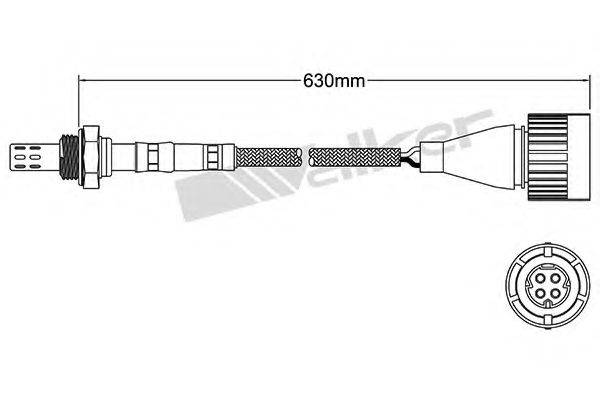 WALKER PRODUCTS 25024024 Лямбда-зонд