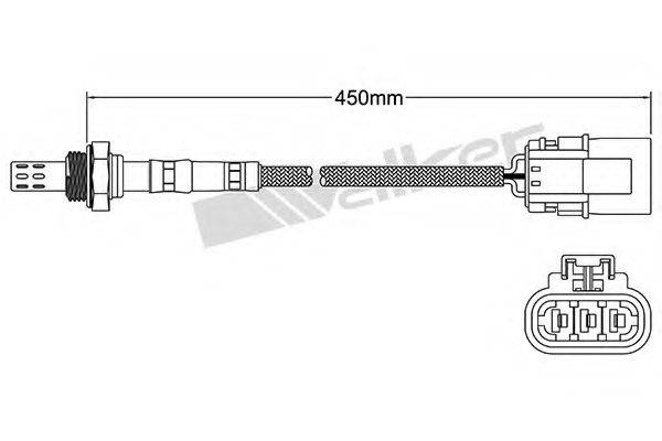 WALKER PRODUCTS 25023089 Лямбда-зонд