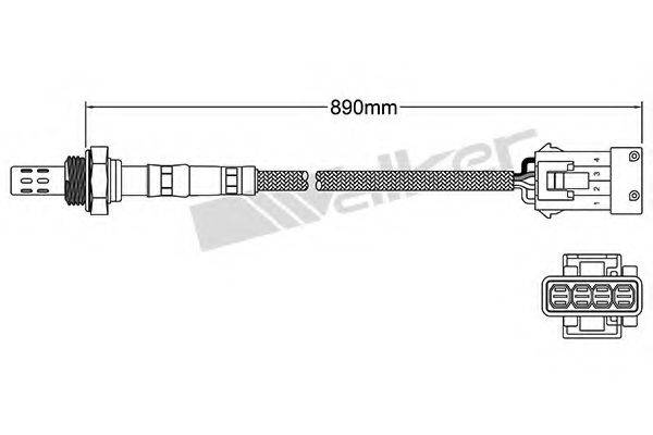 WALKER PRODUCTS 25024133 Лямбда-зонд