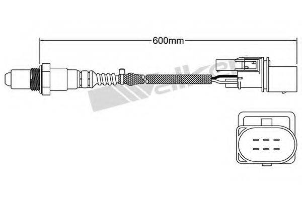 WALKER PRODUCTS 25025002 Лямбда-зонд