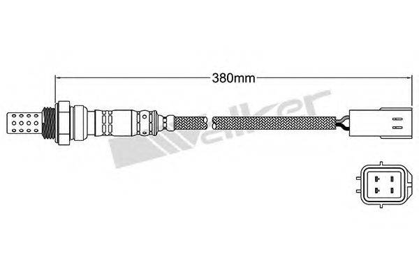 WALKER PRODUCTS 25024628 Лямбда-зонд