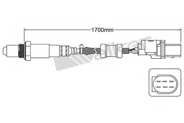 WALKER PRODUCTS 25025028 Лямбда-зонд