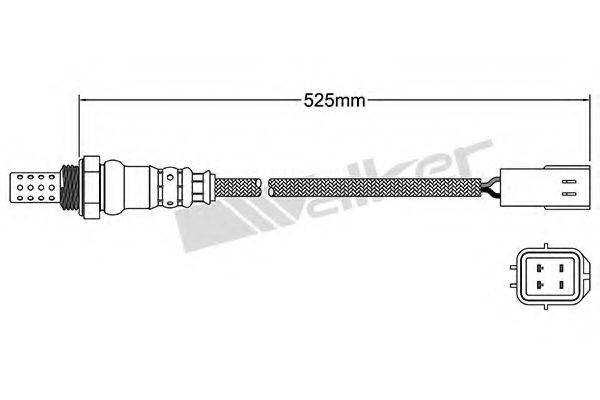 WALKER PRODUCTS 25024768 Лямбда-зонд