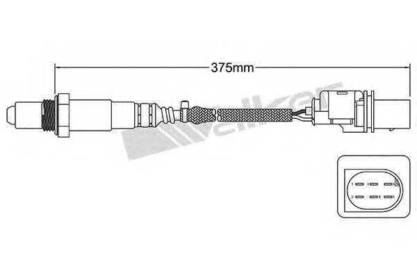 WALKER PRODUCTS 25025042 Лямбда-зонд