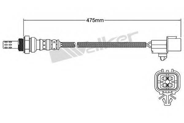 WALKER PRODUCTS 25024789 Лямбда-зонд