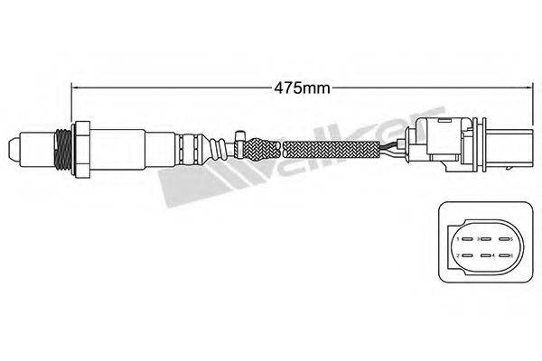 WALKER PRODUCTS 25025030 Лямбда-зонд