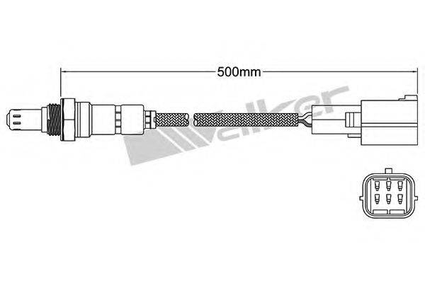 WALKER PRODUCTS 25025029 Лямбда-зонд