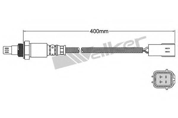 WALKER PRODUCTS 25054037 Лямбда-зонд