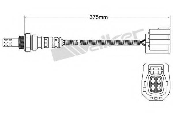 WALKER PRODUCTS 25024795 Лямбда-зонд