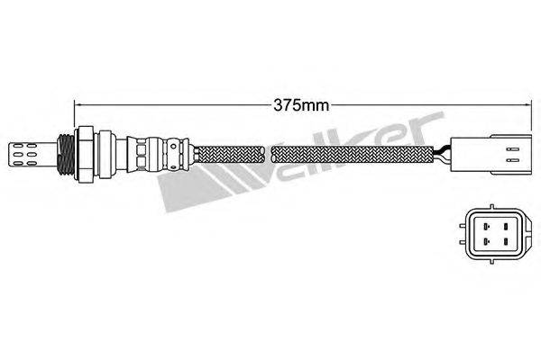 WALKER PRODUCTS 25024183 Лямбда-зонд