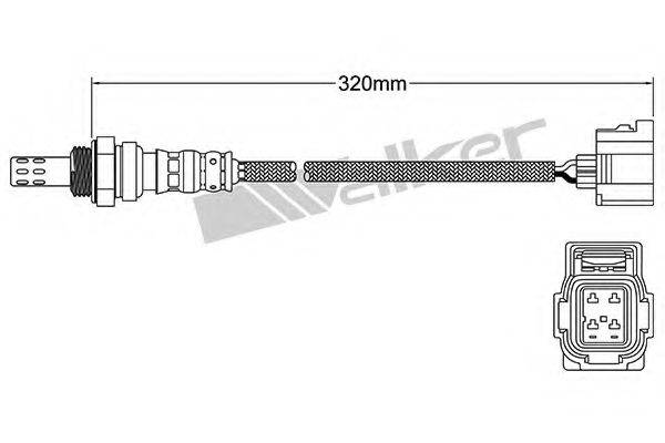 WALKER PRODUCTS 25024345 Лямбда-зонд