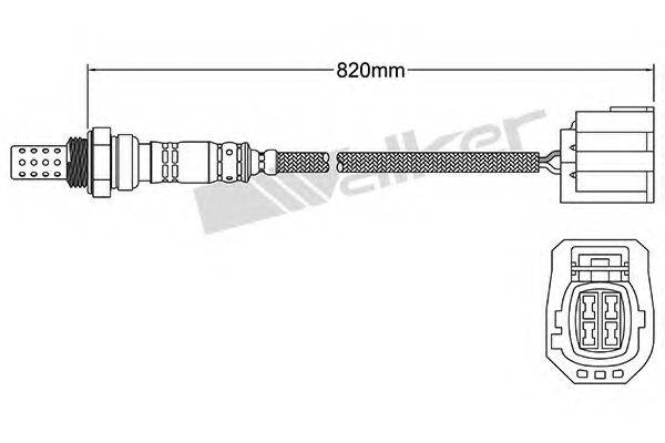 WALKER PRODUCTS 25024676 Лямбда-зонд