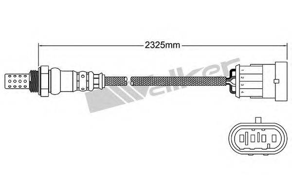 WALKER PRODUCTS 25024311 Лямбда-зонд