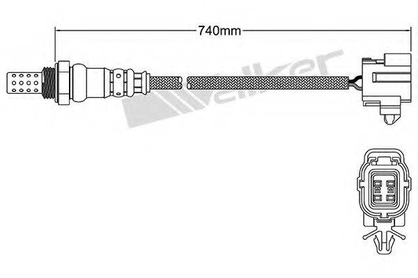 WALKER PRODUCTS 25024123 Лямбда-зонд