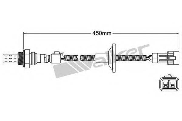 WALKER PRODUCTS 25022009 Лямбда-зонд