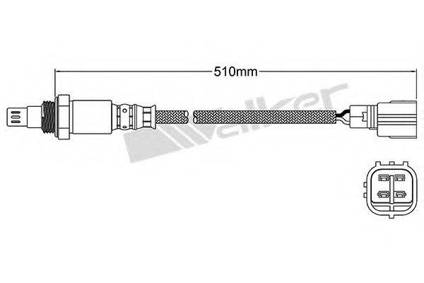 WALKER PRODUCTS 25054007 Лямбда-зонд