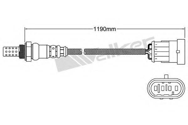 WALKER PRODUCTS 25024705 Лямбда-зонд