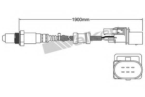 WALKER PRODUCTS 25025020 Лямбда-зонд