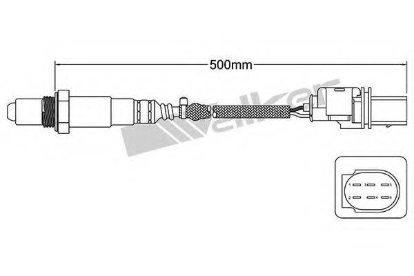 WALKER PRODUCTS 25025025 Лямбда-зонд