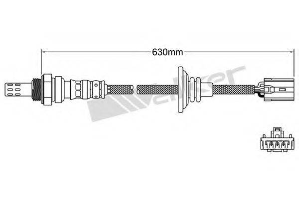 WALKER PRODUCTS 25024083 Лямбда-зонд