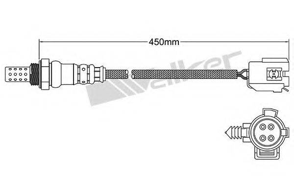 WALKER PRODUCTS 25024946 Лямбда-зонд