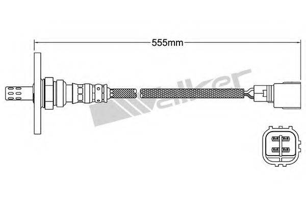 WALKER PRODUCTS 25024153 Лямбда-зонд