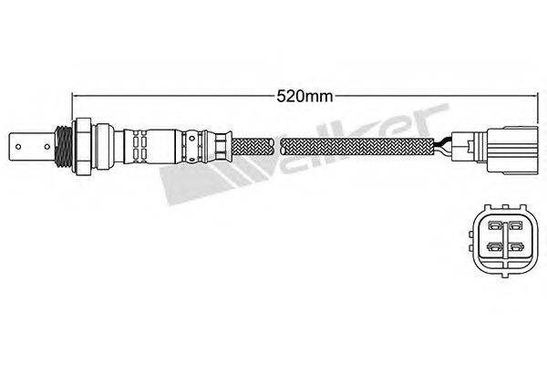 WALKER PRODUCTS 25054002 Лямбда-зонд