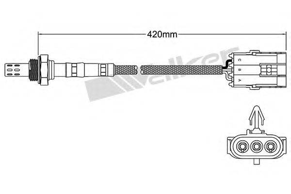 WALKER PRODUCTS 25023141 Лямбда-зонд