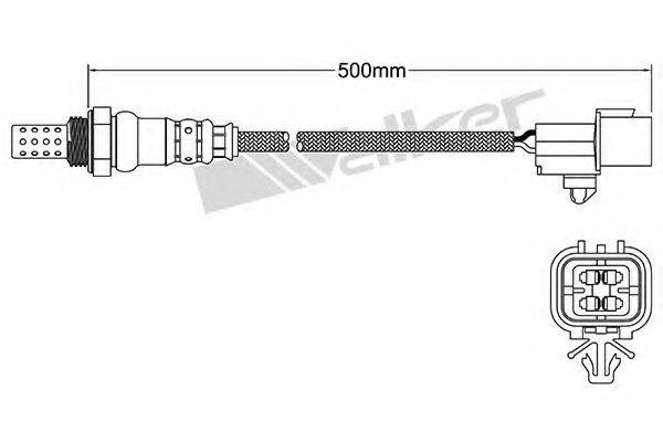 WALKER PRODUCTS 25024977 Лямбда-зонд