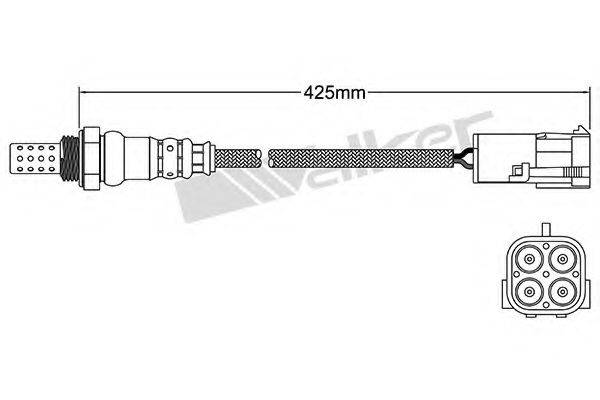 WALKER PRODUCTS 25024737 Лямбда-зонд