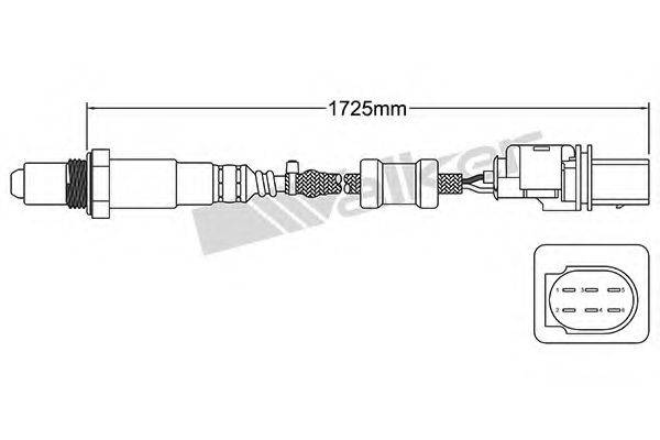 WALKER PRODUCTS 25025052 Лямбда-зонд