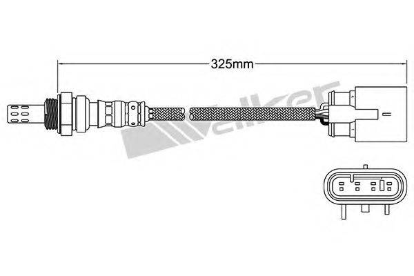 WALKER PRODUCTS 250241003 Лямбда-зонд