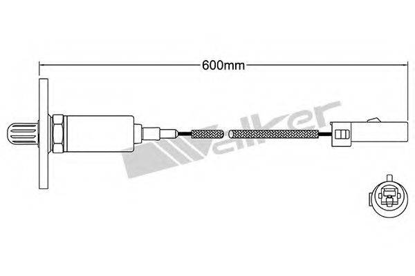 WALKER PRODUCTS 25021072 Лямбда-зонд