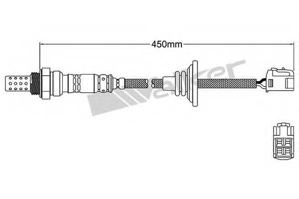 WALKER PRODUCTS 250241009 Лямбда-зонд