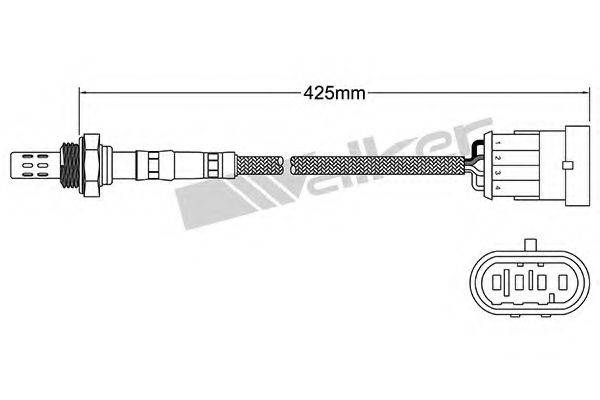 WALKER PRODUCTS 250241018 Лямбда-зонд