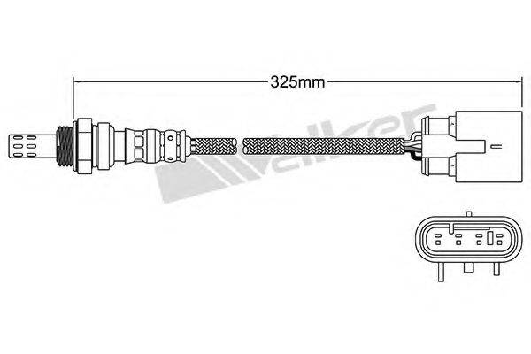 WALKER PRODUCTS 250241022 Лямбда-зонд