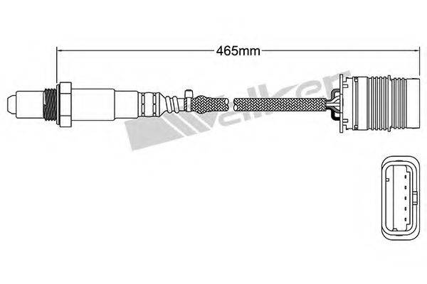 WALKER PRODUCTS 25025089 Лямбда-зонд