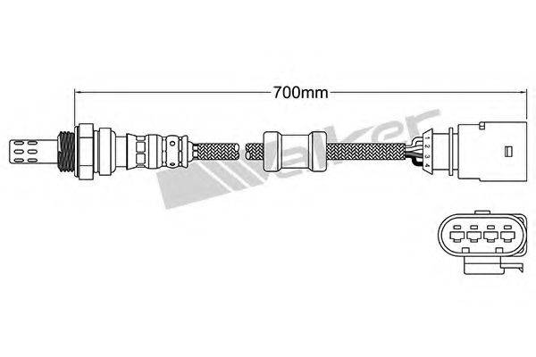 WALKER PRODUCTS 25024994 Лямбда-зонд