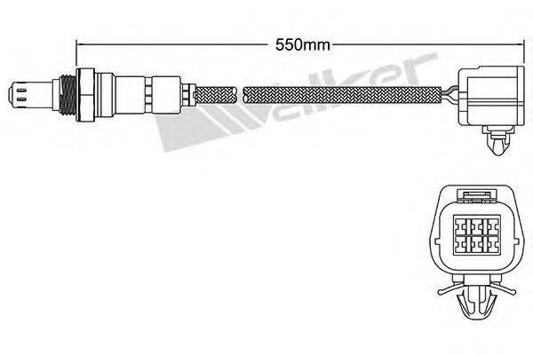 WALKER PRODUCTS 25025090 Лямбда-зонд