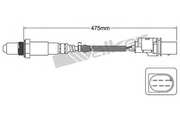 WALKER PRODUCTS 25025094 Лямбда-зонд