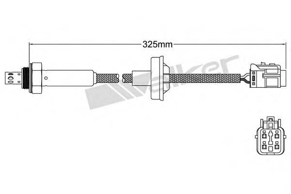 WALKER PRODUCTS 250241067 Лямбда-зонд