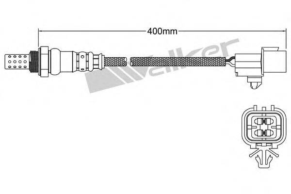 WALKER PRODUCTS 25024850 Лямбда-зонд