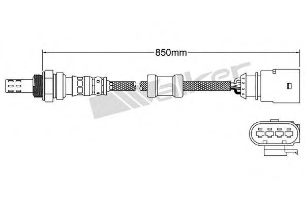 WALKER PRODUCTS 250241085 Лямбда-зонд